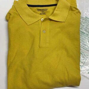 BOGO  Men's Polo Shirt Size Large Mustard Yellow